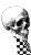 Skull Checkerboard Transition Vinyl Car Decal Sticker – Waterproof & UV-Resistant 