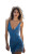 Blue Lace Sundress Vinyl Car Decal Sticker – Waterproof & UV-Resistant 