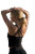 Stretching Blonde Woman Vinyl Car Decal Sticker – Waterproof & UV-Resistant 