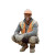 Happy Construction Worker V3 Vinyl Car Decal Sticker – Waterproof & UV-Resistant 