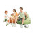 Happy Family Outdoors V2 Vinyl Car Decal Sticker – Waterproof & UV-Resistant 