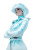 Futuristic Time Princess Vinyl Car Decal Sticker – Waterproof & UV-Resistant 