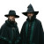 Male Witch Couple Vinyl Car Decal Sticker – Waterproof & UV-Resistant 
