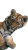 Tiger Cub Dozing Vinyl Car Decal Sticker – Waterproof & UV-Resistant 