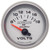 Ultra-Lite  2-1/16 Inch Gauge Voltmeter | Short Sweep Electric, Analog | 8-18 Volts Range | White Face/Brushed Bezel/Orange Needle