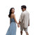 Romantic Seaside Couple V2 Vinyl Car Decal Sticker – Waterproof & UV-Resistant 