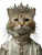Regal Cat Portrait V3 Vinyl Car Decal Sticker – Waterproof & UV-Resistant 