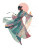 Chinese Dancer V3 Vinyl Car Decal Sticker – Waterproof & UV-Resistant 