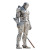 Faceless Combat Android Vinyl Car Decal Sticker – Waterproof & UV-Resistant 