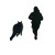 Girl Flees Wolf Vinyl Car Decal Sticker – Waterproof & UV-Resistant 