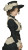 English Noble Lady Vinyl Car Decal Sticker – Waterproof & UV-Resistant 