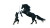 Warrior Vs Horse Vinyl Car Decal Sticker – Waterproof & UV-Resistant 