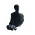 Shadowy Emaciated Figure Vinyl Car Decal Sticker – Waterproof & UV-Resistant 