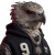 Gangster Harpy Eagle Vinyl Car Decal Sticker – Waterproof & UV-Resistant 