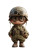 Cute Wwii Soldier Vinyl Car Decal Sticker – Waterproof & UV-Resistant 