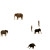 Primitive Hunting Scene V3 Vinyl Car Decal Sticker – Waterproof & UV-Resistant 