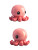 Cute Coral Octopus Vinyl Car Decal Sticker – Waterproof & UV-Resistant 
