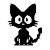 Pixel Jiji Logo Vinyl Car Decal Sticker – Waterproof & UV-Resistant 