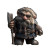 Defiant Dwarf Warrior Vinyl Car Decal Sticker – Waterproof & UV-Resistant 