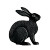 Rabbit Linocut V2 Vinyl Car Decal Sticker – Waterproof & UV-Resistant 