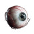 Torn Eyeball Vinyl Car Decal Sticker – Waterproof & UV-Resistant 