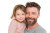 Smiling Father Daughter V2 Vinyl Car Decal Sticker – Waterproof & UV-Resistant 