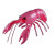 Stylized Pink Lobster Vinyl Car Decal Sticker – Waterproof & UV-Resistant 
