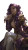 Purple-Haired Queen Vinyl Car Decal Sticker – Waterproof & UV-Resistant 