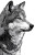 Majestic Wolf Portrait V3 Vinyl Car Decal Sticker – Waterproof & UV-Resistant 
