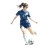 Soccer Player Kick V14 Vinyl Car Decal Sticker – Waterproof & UV-Resistant 