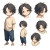 Chibi Anime Boy V8 Vinyl Car Decal Sticker – Waterproof & UV-Resistant 
