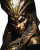 Dark Fantasy Pharaoh V2 Vinyl Car Decal Sticker – Waterproof & UV-Resistant 
