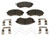 Raybestos Brakes Brake Pad MGD887CH R-Line; OE Replacement; Ceramic; Includes Mounting Hardware