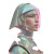Alien Nun Warrior Vinyl Car Decal Sticker – Waterproof & UV-Resistant 