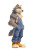 Friendly Wolf Farmer Vinyl Car Decal Sticker – Waterproof & UV-Resistant 