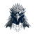 Cyber Vulture Logo Vinyl Car Decal Sticker – Waterproof & UV-Resistant 