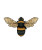 Bee In Bloom Vinyl Car Decal Sticker – Waterproof & UV-Resistant 