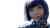 Futuristic Anime Girl V17 Vinyl Car Decal Sticker – Waterproof & UV-Resistant 