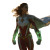 Female Superhero Portrait V6 Vinyl Car Decal Sticker – Waterproof & UV-Resistant 