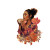Biracial Woman Coffee Vinyl Car Decal Sticker – Waterproof & UV-Resistant 