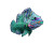 Cosmic Fish Vinyl Car Decal Sticker – Waterproof & UV-Resistant 
