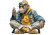 Monkey Smoking Art Vinyl Car Decal Sticker – Waterproof & UV-Resistant 