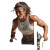 Athletic Woman Pushing Sled Vinyl Car Decal Sticker – Waterproof & UV-Resistant 