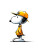 Chibi Snoopy Art Vinyl Car Decal Sticker – Waterproof & UV-Resistant 