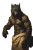 Muscular Werewolf Bathhouse Vinyl Car Decal Sticker – Waterproof & UV-Resistant 