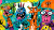 Playful Cartoon Friends Vinyl Car Decal Sticker – Waterproof & UV-Resistant 