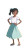 Confident Tamil Girl Vinyl Car Decal Sticker – Waterproof & UV-Resistant 