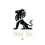 Minimalist Lion Logo V2 Vinyl Car Decal Sticker – Waterproof & UV-Resistant 