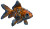 Gold Fish Vinyl Car Decal Sticker – Waterproof & UV-Resistant 