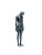 Surreal Chrome Humanoid Vinyl Car Decal Sticker – Waterproof & UV-Resistant 